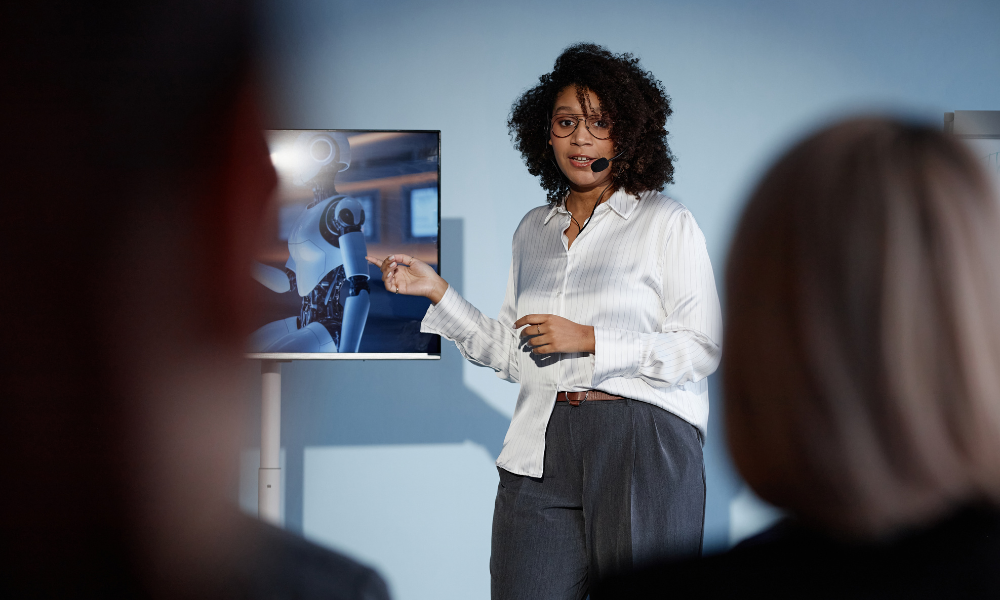 Leading in the Age of AI: How AI Discourse Shapes Responsibility and Power